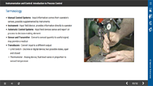 Instrumentation and Control: Introduction to Process Control