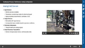 Continuous Process: Field Devices: Analog Configuration