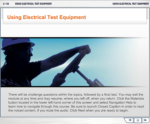 Using Electrical Test Equipment