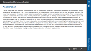 Construction Claims: Acceleration 