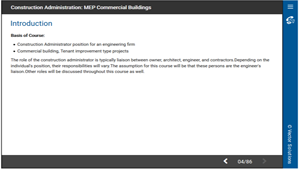 Construction Administration: MEP Commercial Buildings
